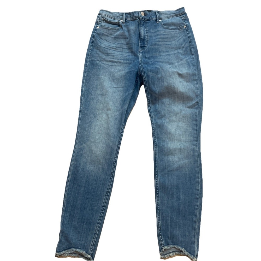 White House Black Market Skinny Ankle Jeans Women's Size 8 Blue Denim Stretch